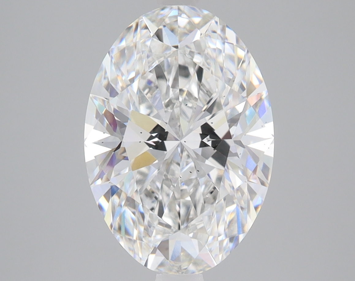 Lab Grown 3.34 Carat, E Colour, <br/>VS2 Clarity OVAL Diamond