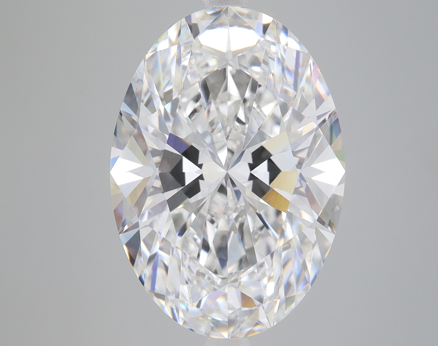 Lab Grown 7.15 Carat, E Colour, <br/>VS2 Clarity OVAL Diamond