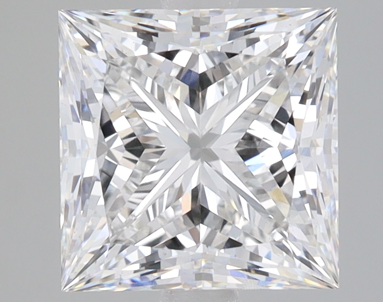 2.74 Carat F-VS1 Ideal Princess Diamond