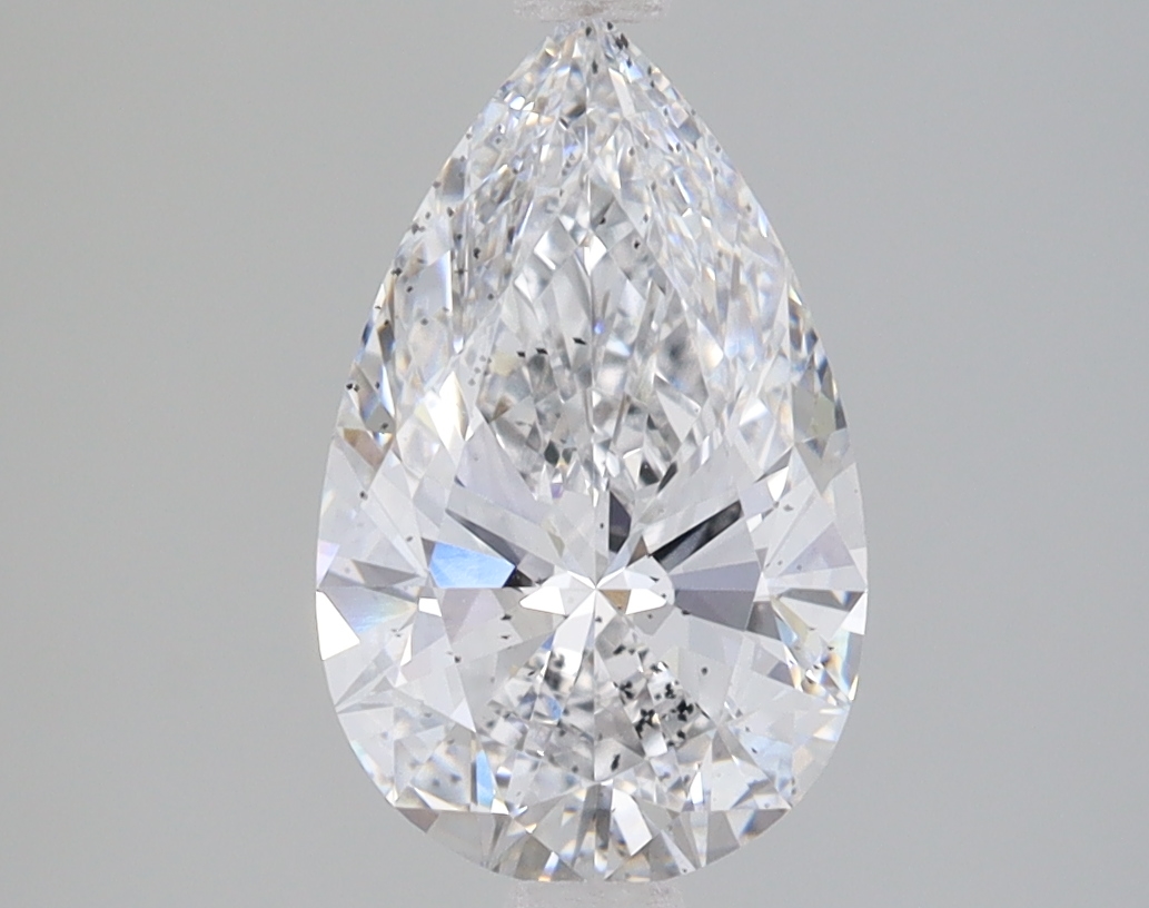 1.76 Carat E-SI1 Ideal Pear Diamond