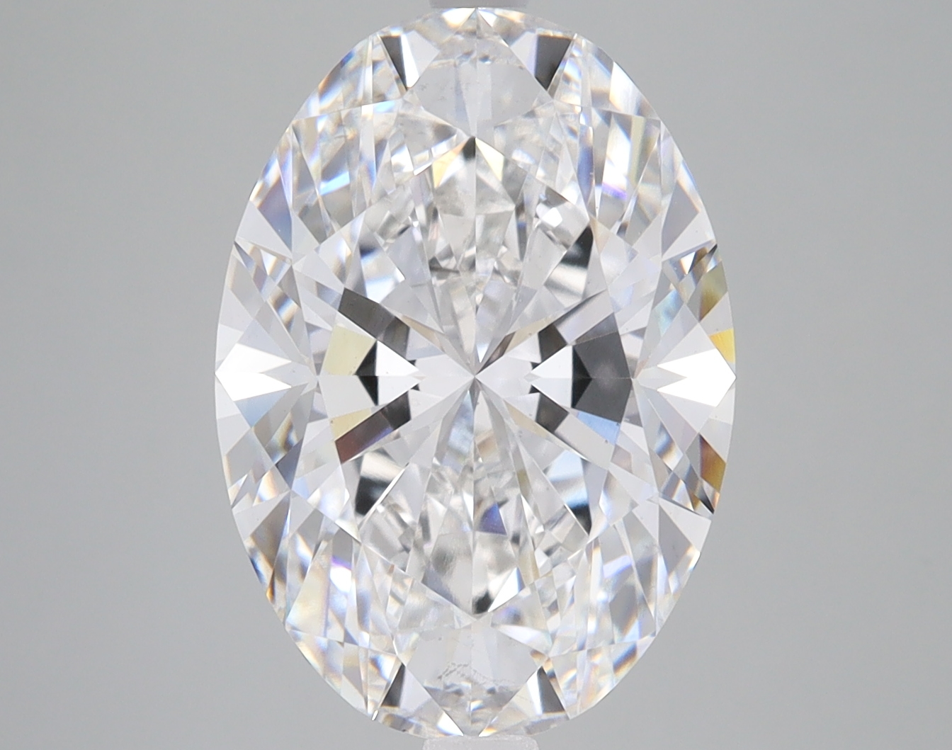 Lab Grown 5.71 Carat, E Colour, <br/>VS2 Clarity OVAL Diamond
