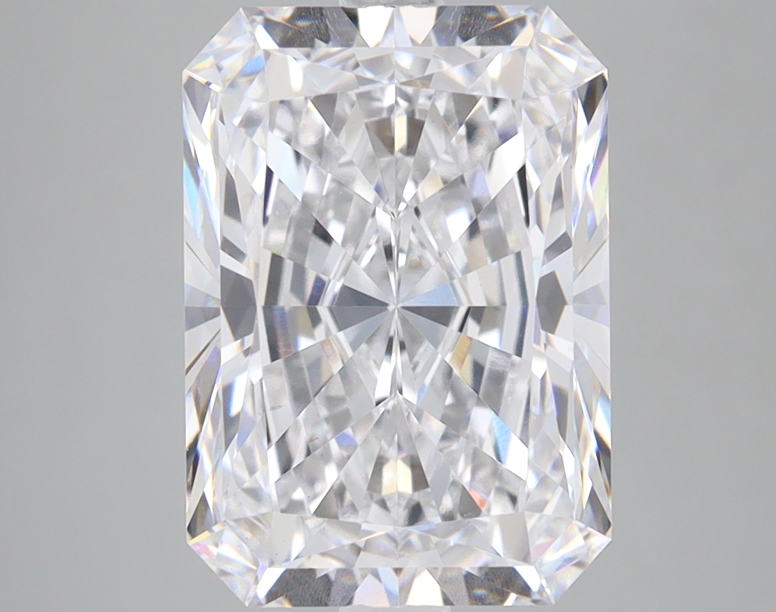 Lab Grown 5.02 Carat, D Colour, <br/>VS1 Clarity RADIANT Diamond