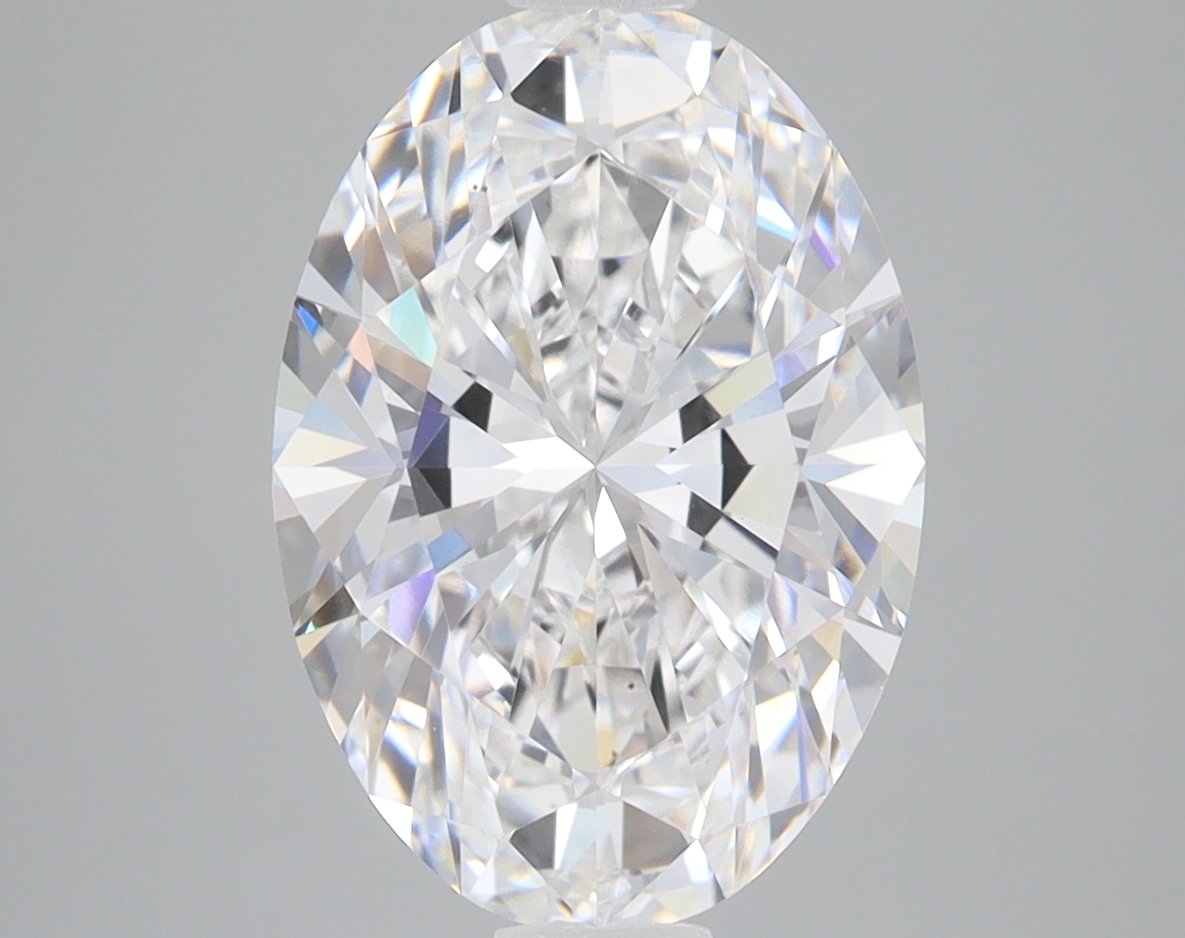 Lab Grown 4.03 Carat, E Colour, <br/>VS2 Clarity OVAL Diamond