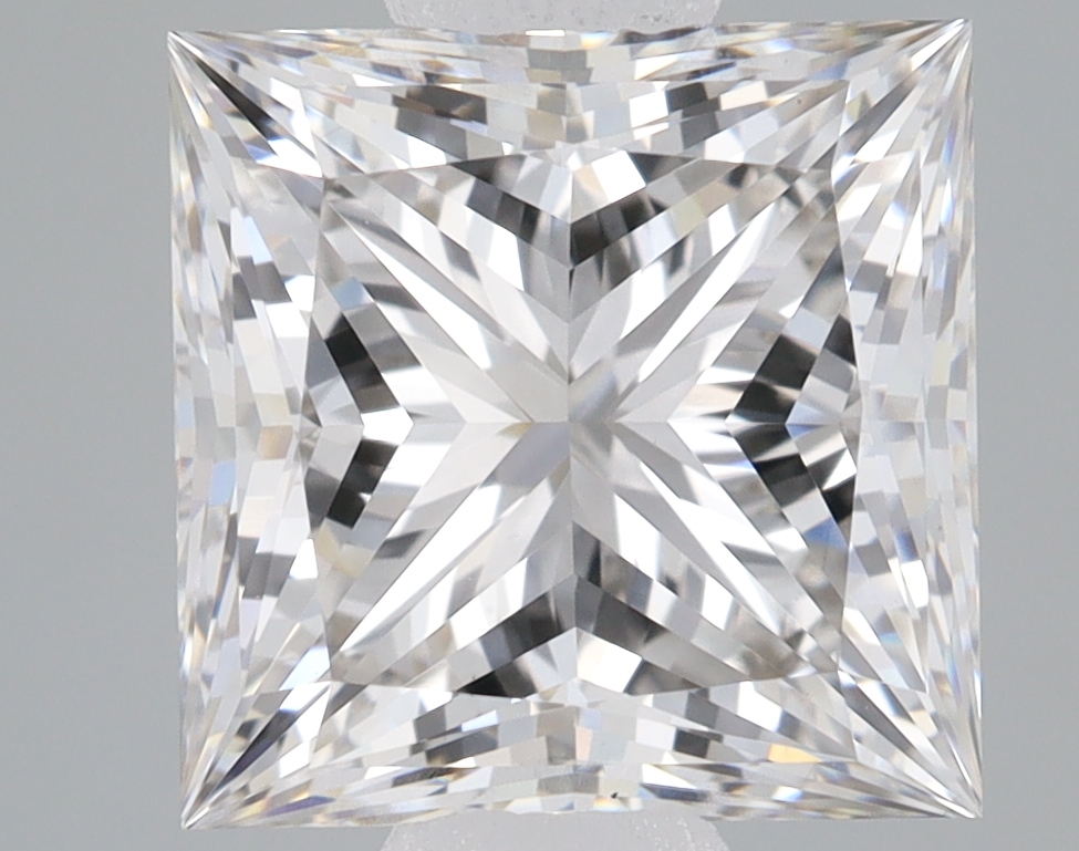 2.59 Carat H-VS1 Ideal Princess Diamond