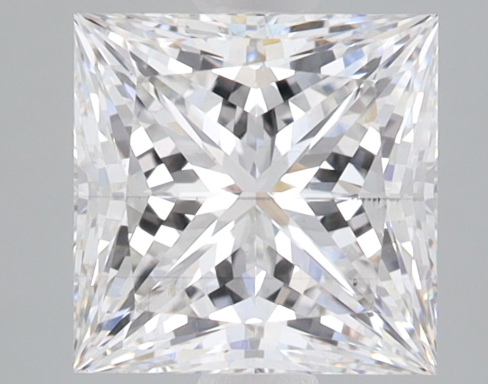 2.07 Carat F-VS2 Ideal Princess Diamond