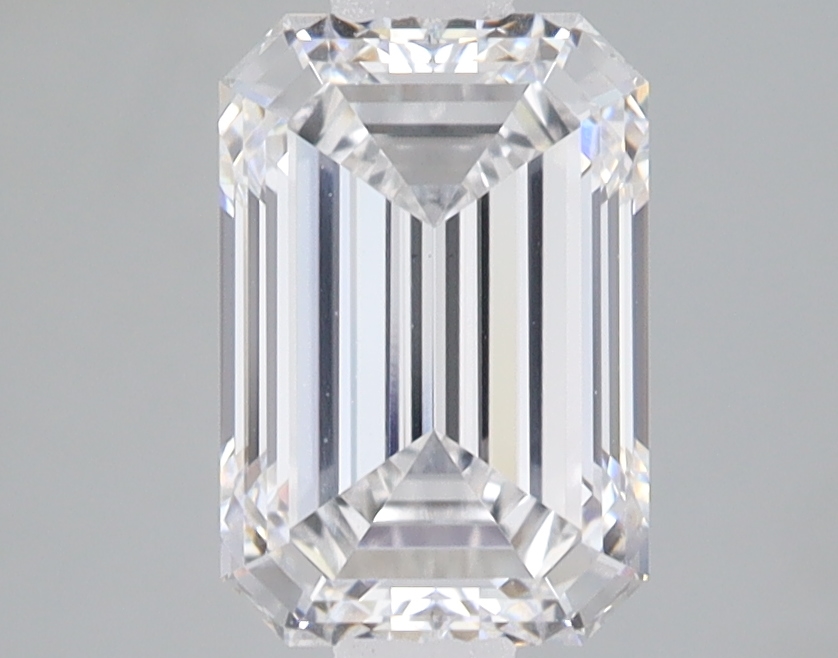 Lab Grown 2.02 Carat, D Colour, <br/>VS2 Clarity EMERALD Diamond