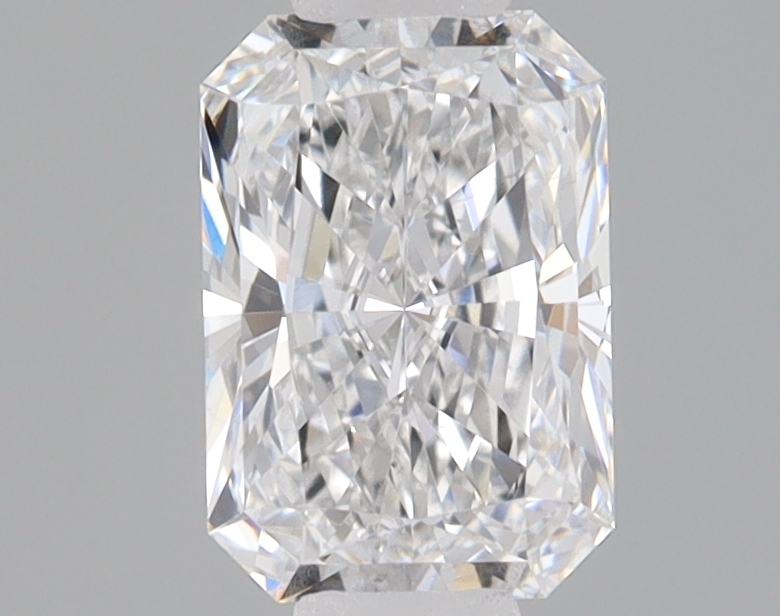 1.01-carat radiant diamond with E color, null cut, and null clarity.