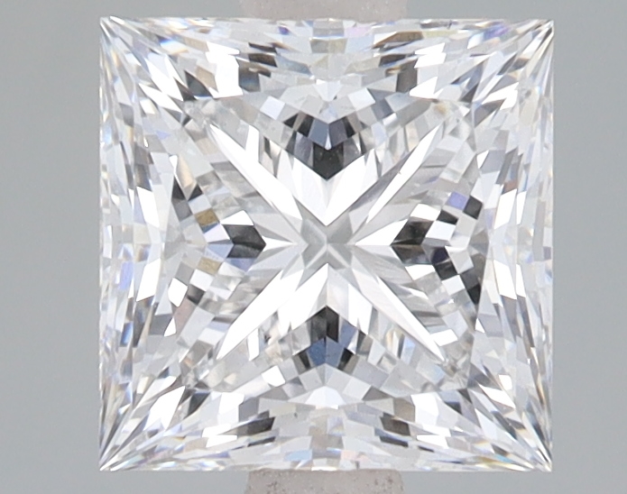 Lab Grown 2.11 Carat, E Colour, <br/>VS2 Clarity PRINCESS Diamond