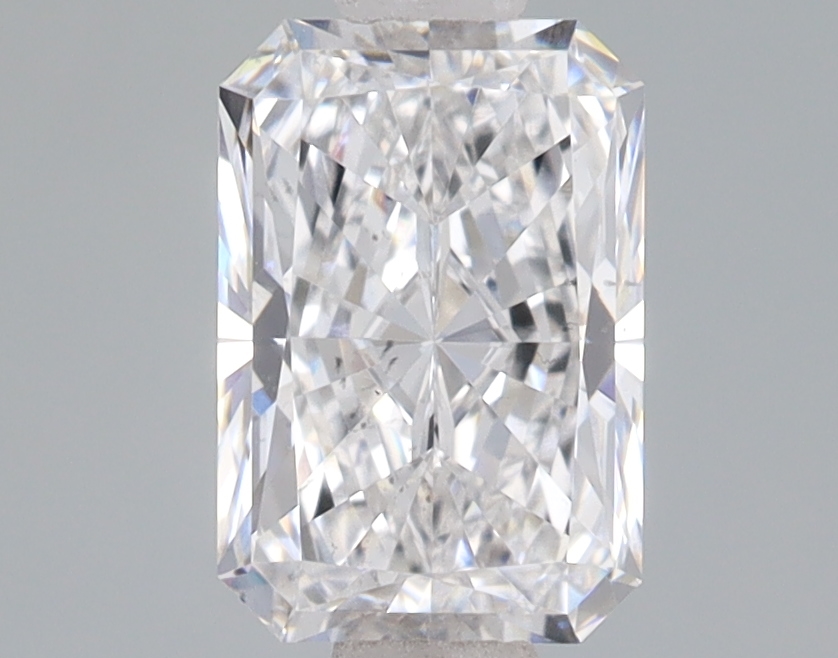 1-carat radiant diamond with E color, null cut, and null clarity.