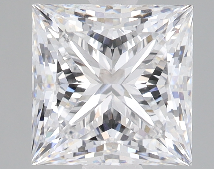 Lab Grown 2.08 Carat, D Colour, <br/>VS2 Clarity PRINCESS Diamond