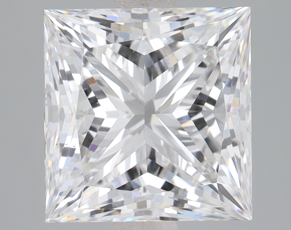 2.85 Carat E-VS1 Ideal Princess Diamond