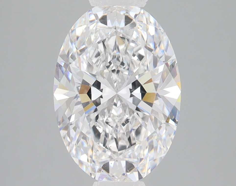 Lab Grown 2.09 Carat, E Colour, <br/>SI1 Clarity OVAL Diamond