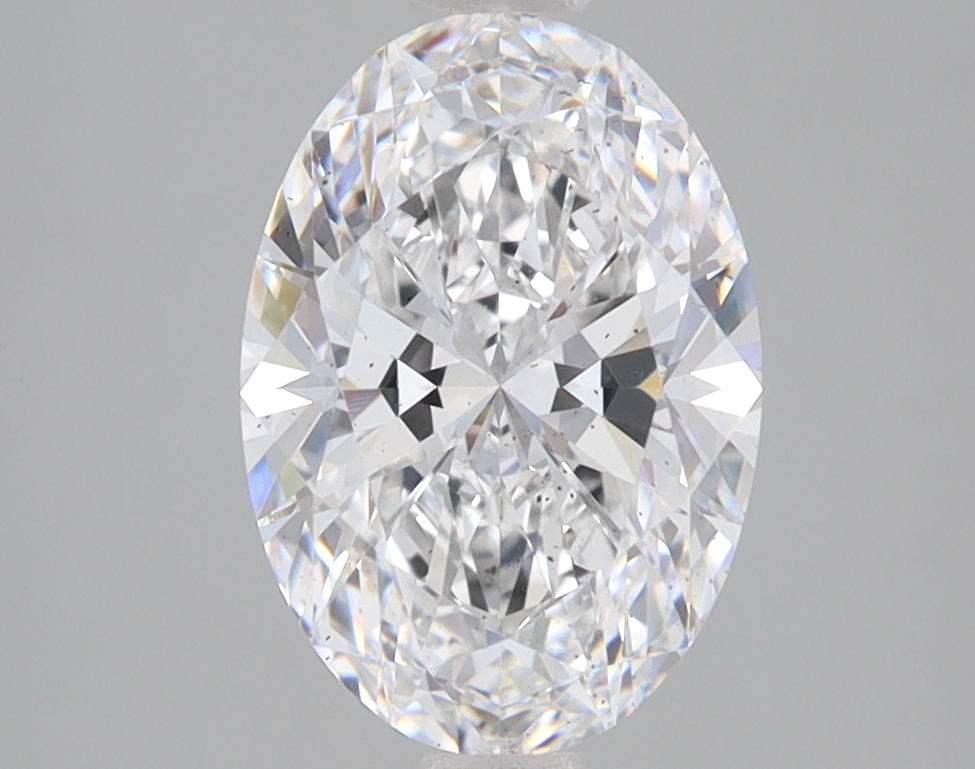 Lab Grown 2.03 Carat, E Colour, <br/>SI1 Clarity OVAL Diamond