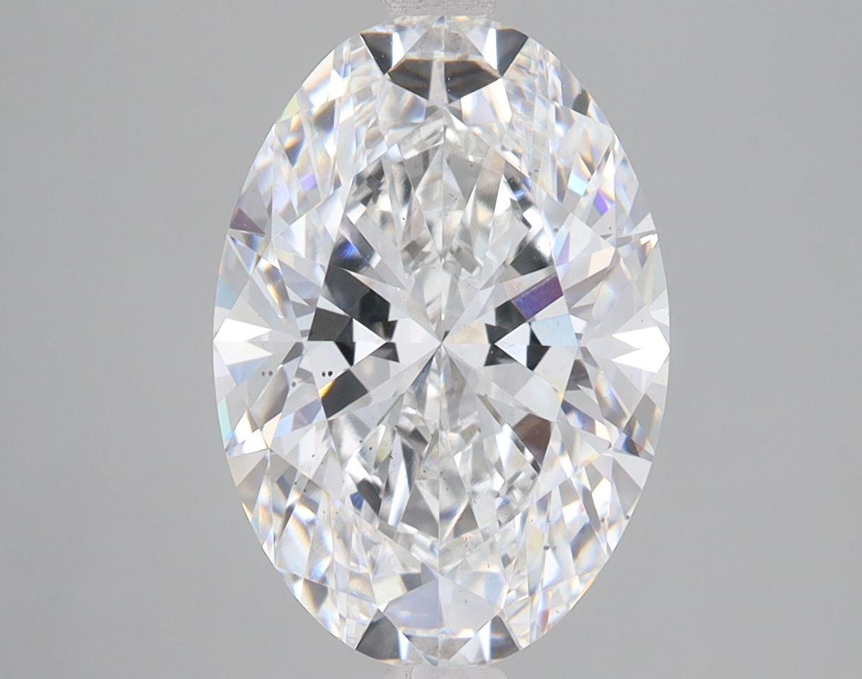 Lab Grown 4.01 Carat, E Colour, <br/>VS2 Clarity OVAL Diamond