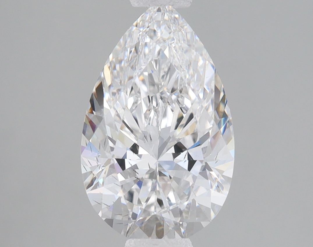 Lab Grown 2.03 Carat, E Colour, <br/>SI1 Clarity PEAR Diamond