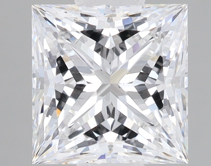 Lab Grown 2.02 Carat, D Colour, <br/>VS2 Clarity PRINCESS Diamond