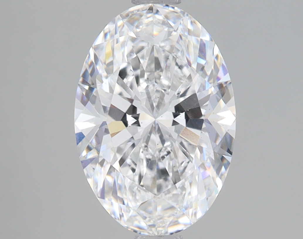 Lab Grown 2.08 Carat, E Colour, <br/>VS2 Clarity OVAL Diamond