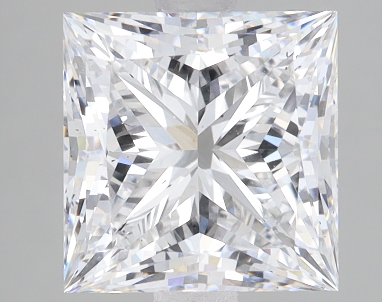 Lab Grown 3.03 Carat, E Colour, <br/>VS2 Clarity PRINCESS Diamond
