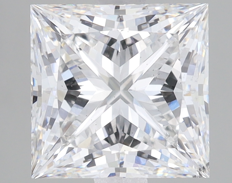 Lab Grown 3.03 Carat, E Colour, <br/>VS2 Clarity PRINCESS Diamond