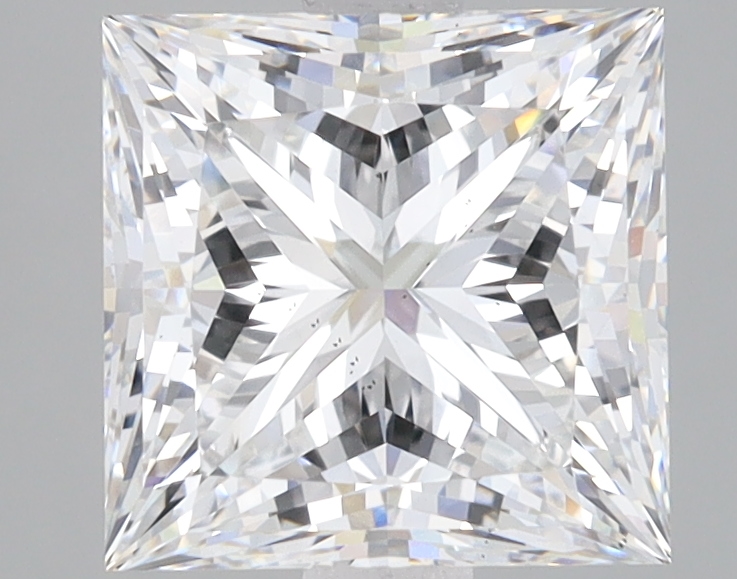 Lab Grown 3.01 Carat, E Colour, <br/>VS2 Clarity PRINCESS Diamond