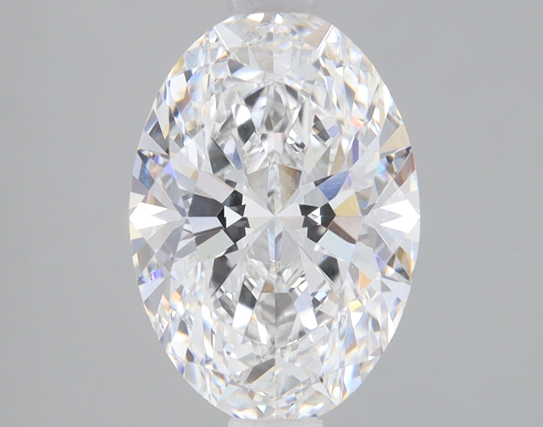 Lab Grown 2.09 Carat, E Colour, <br/>VS2 Clarity OVAL Diamond