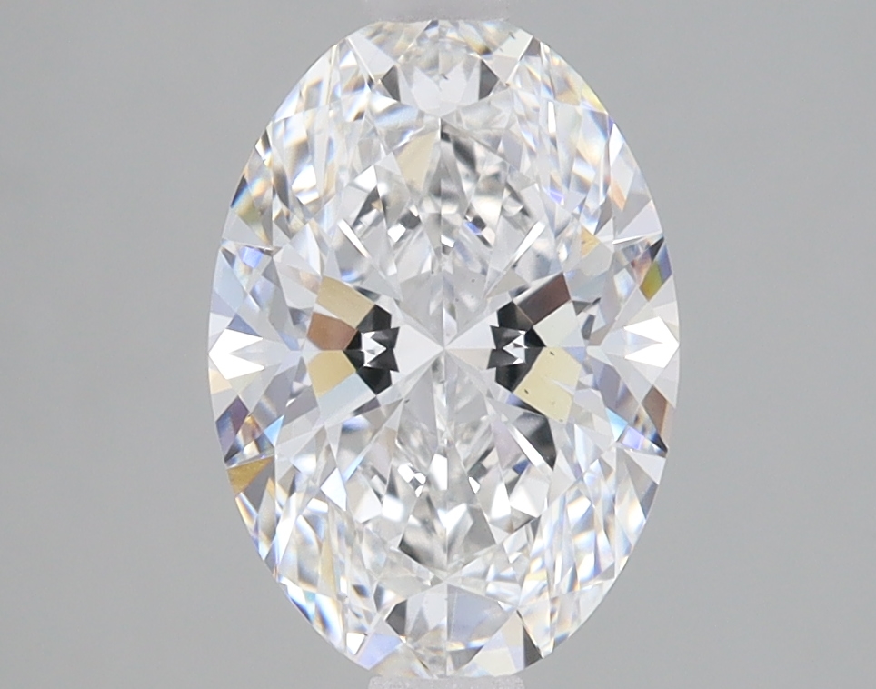 Lab Grown 2.09 Carat, E Colour, <br/>VS2 Clarity OVAL Diamond