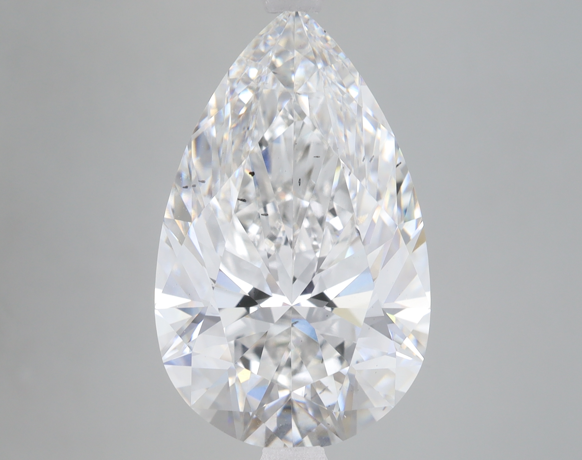 Lab Grown 8.03 Carat, E Colour, <br/>SI1 Clarity PEAR Diamond