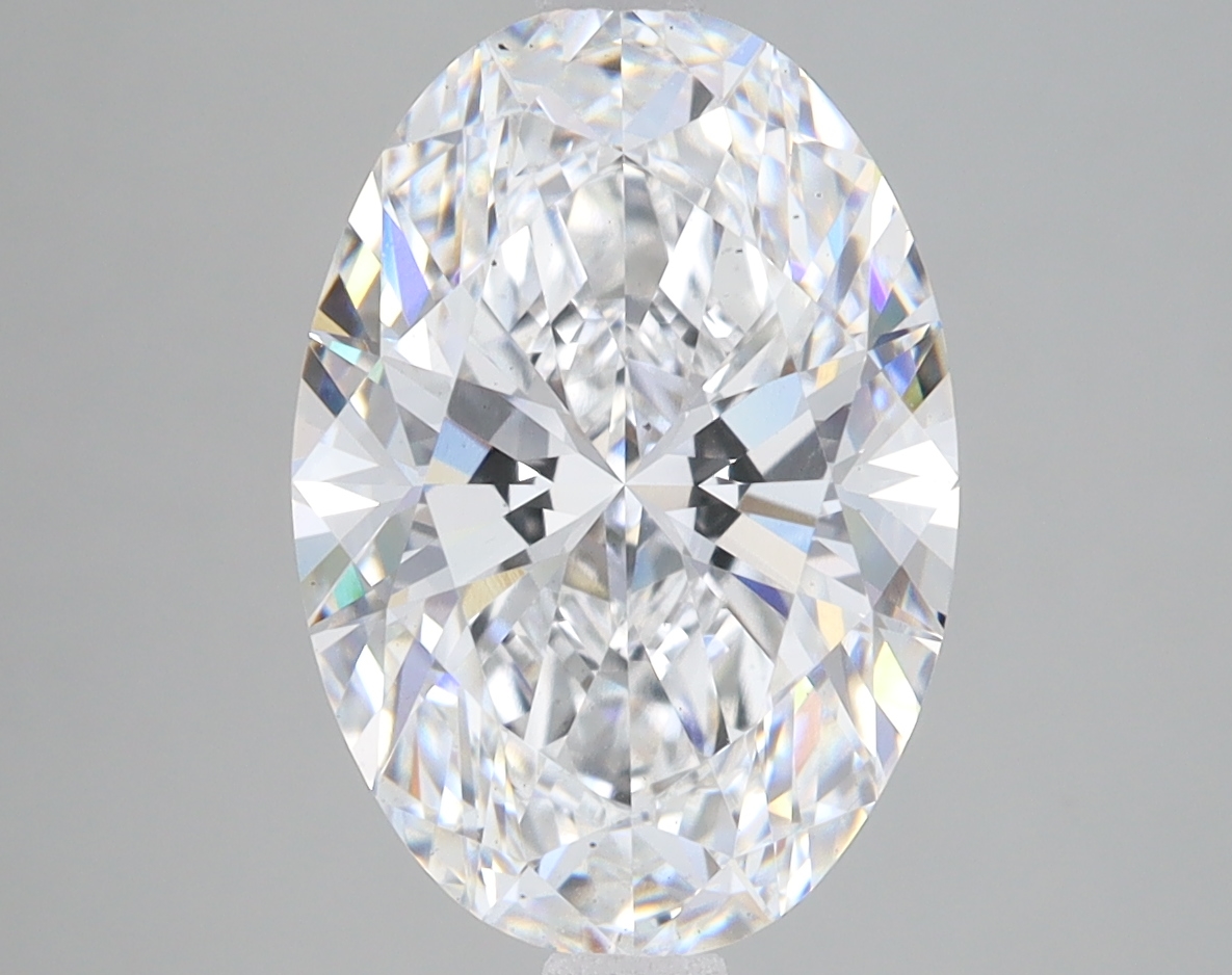 Lab Grown 4.01 Carat, E Colour, <br/>VS2 Clarity OVAL Diamond