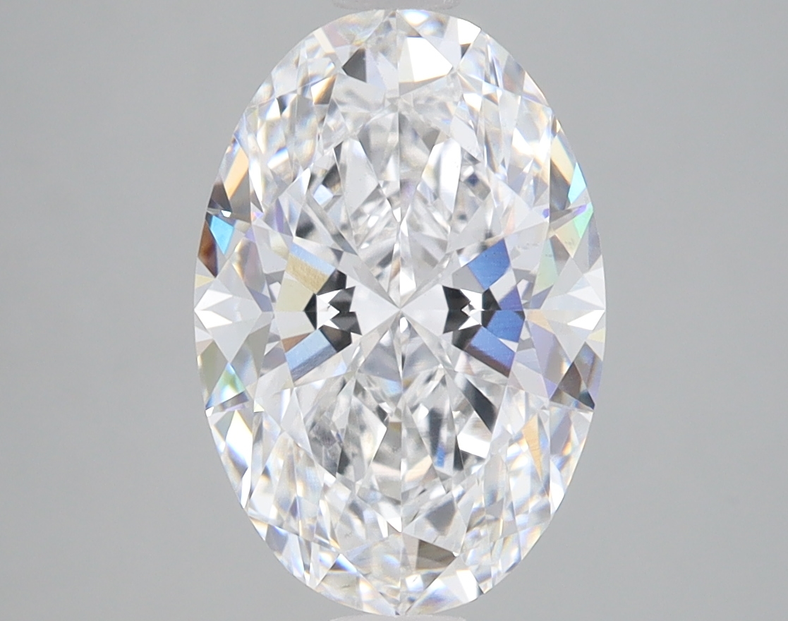 Lab Grown 3.08 Carat, E Colour, <br/>VS2 Clarity OVAL Diamond