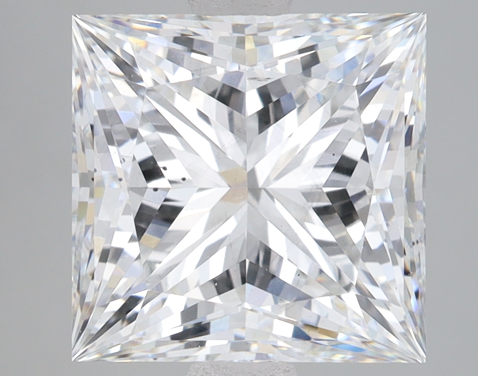 Lab Grown 4.48 Carat, E Colour, <br/>SI1 Clarity PRINCESS Diamond