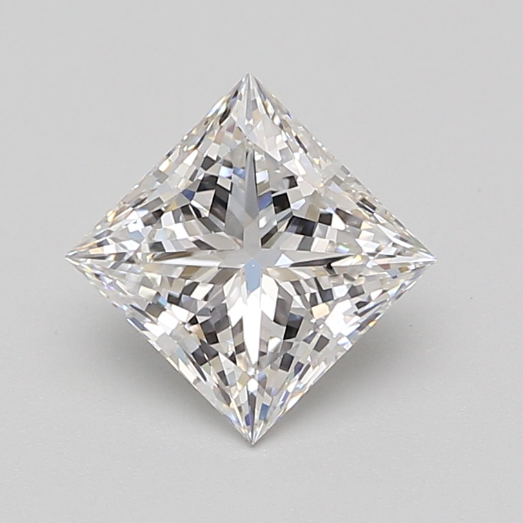 Lab Grown 2.07 Carat, E Colour, <br/>VS2 Clarity PRINCESS Diamond