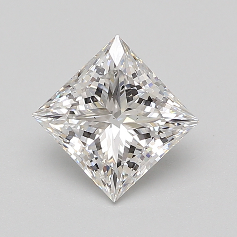 Lab Grown 2.06 Carat, E Colour, <br/>VS2 Clarity PRINCESS Diamond
