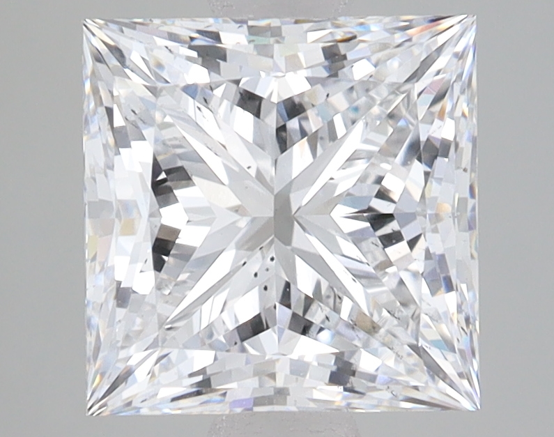 Lab Grown 3.02 Carat, D Colour, <br/>SI1 Clarity PRINCESS Diamond