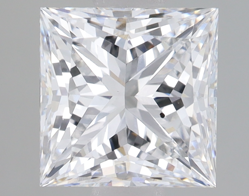 Lab Grown 2.09 Carat, E Colour, <br/>VS2 Clarity PRINCESS Diamond
