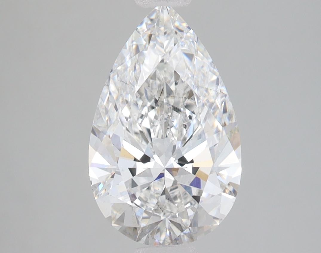 Lab Grown 2.04 Carat, E Colour, <br/>SI1 Clarity PEAR Diamond