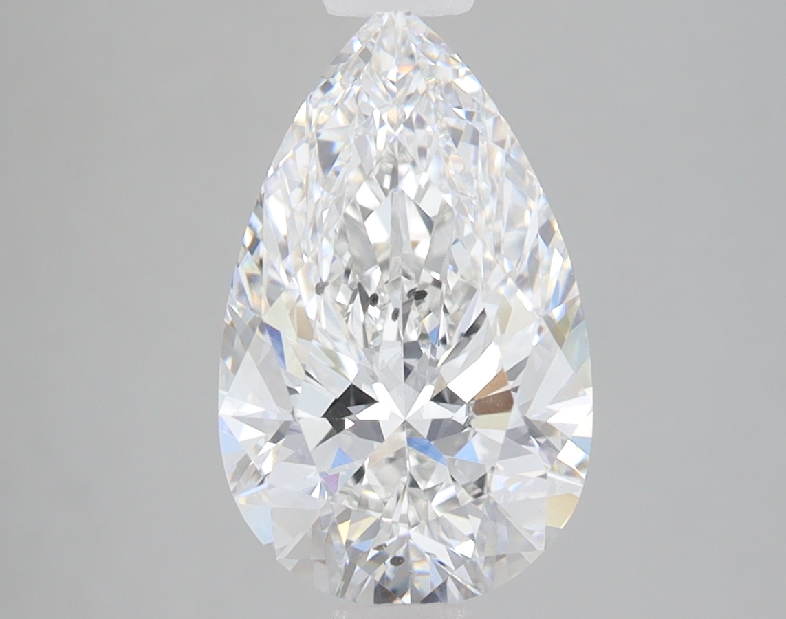Lab Grown 2.59 Carat, E Colour, <br/>SI1 Clarity PEAR Diamond