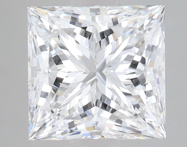 Lab Grown 2.41 Carat, E Colour, <br/>VS1 Clarity PRINCESS Diamond