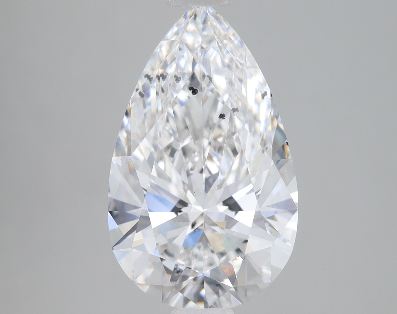 Lab Grown 2.56 Carat, E Colour, <br/>SI1 Clarity PEAR Diamond