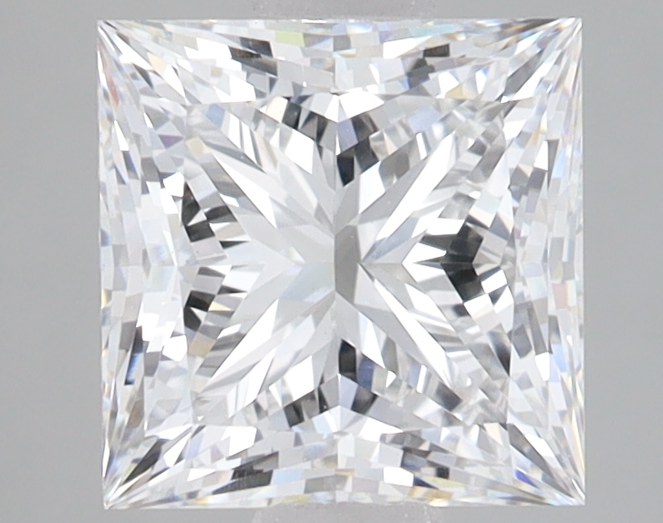 Lab Grown 2.52 Carat, E Colour, <br/>VS1 Clarity PRINCESS Diamond