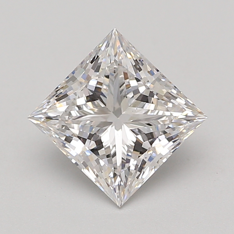 Lab Grown 2.71 Carat, E Colour, <br/>VS1 Clarity PRINCESS Diamond