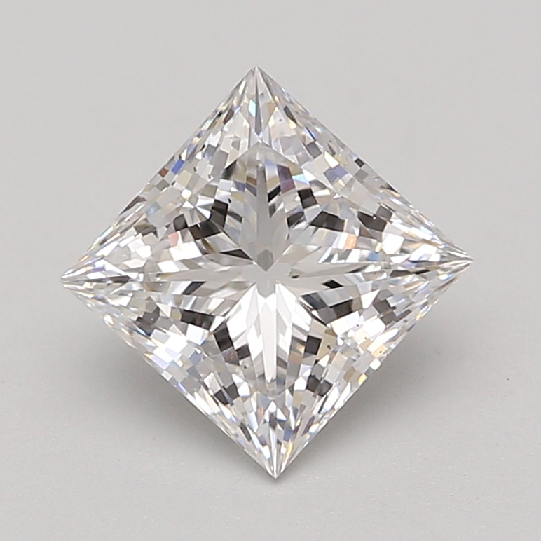 Lab Grown 2.74 Carat, E Colour, <br/>VS2 Clarity PRINCESS Diamond