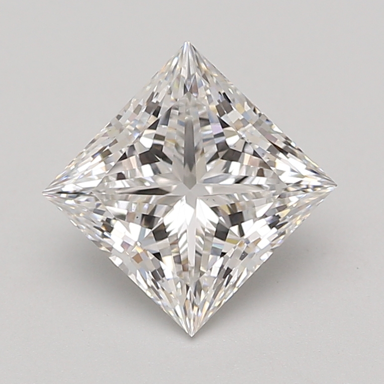 Lab Grown 2.74 Carat, E Colour, <br/>VS1 Clarity PRINCESS Diamond