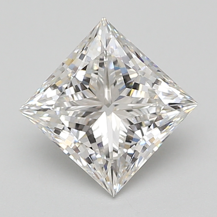 Lab Grown 2.58 Carat, E Colour, <br/>VS1 Clarity PRINCESS Diamond