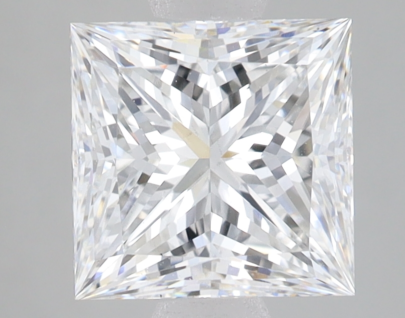 Lab Grown 2.59 Carat, E Colour, <br/>VS1 Clarity PRINCESS Diamond