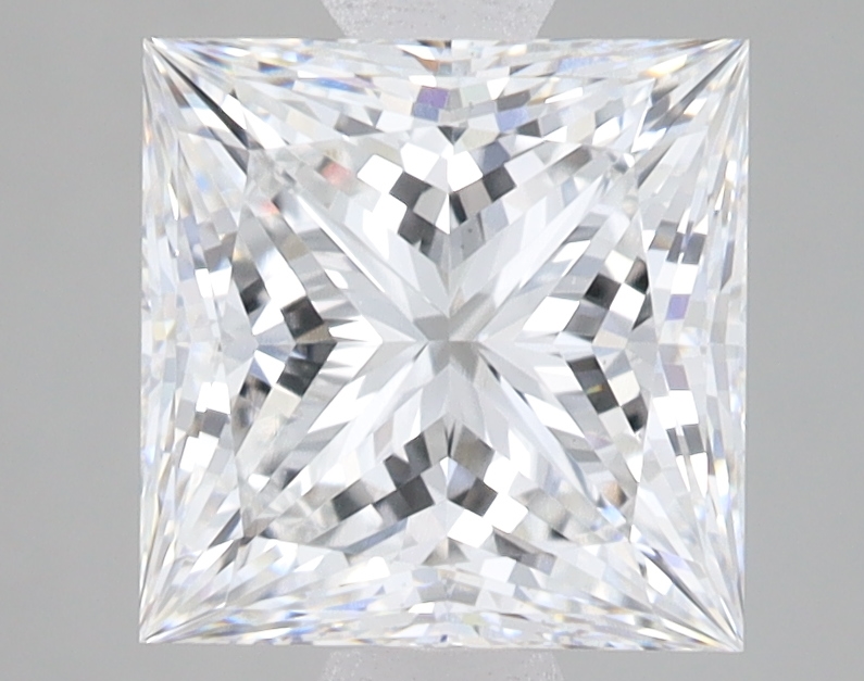 Lab Grown 2.73 Carat, E Colour, <br/>VS1 Clarity PRINCESS Diamond