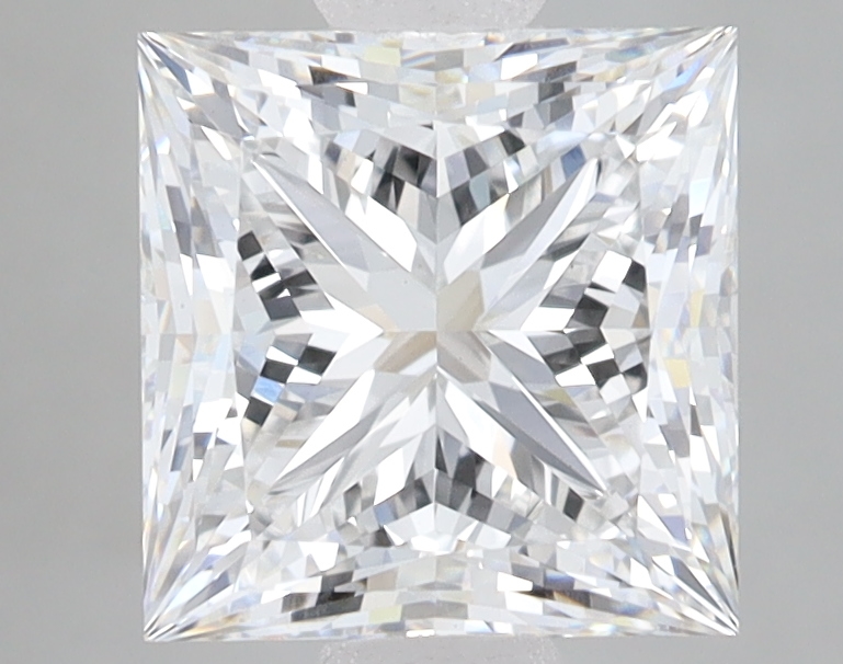 Lab Grown 2.79 Carat, E Colour, <br/>VS1 Clarity PRINCESS Diamond