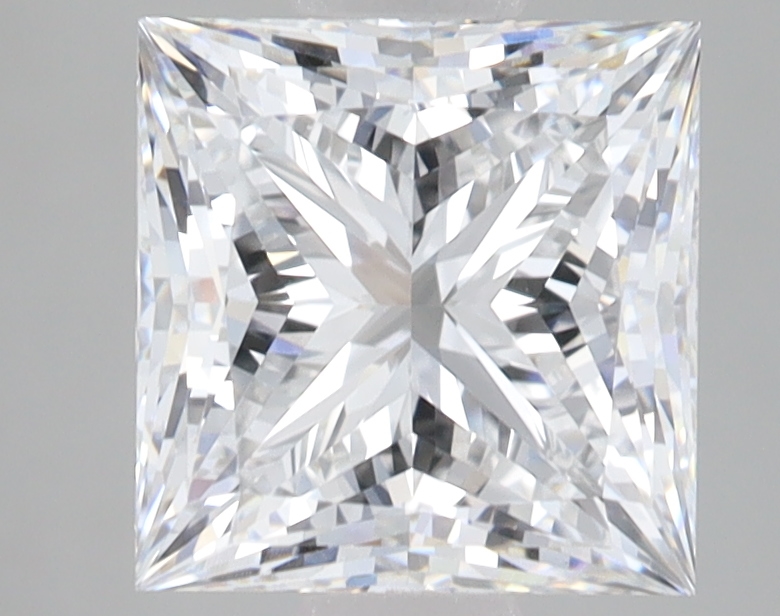 Lab Grown 2.56 Carat, E Colour, <br/>VS1 Clarity PRINCESS Diamond