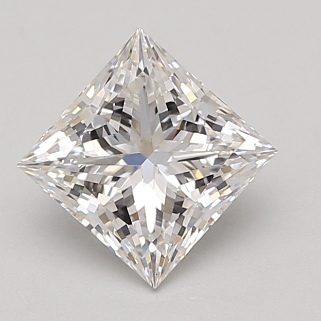 Lab Grown 2.07 Carat, E Colour, <br/>VS1 Clarity PRINCESS Diamond