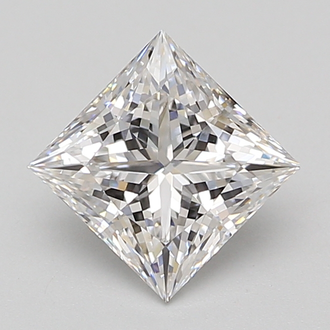 Lab Grown 2.09 Carat, E Colour, <br/>VS1 Clarity PRINCESS Diamond