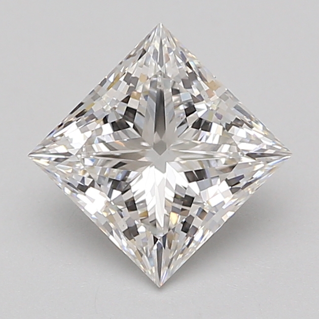 Lab Grown 2.08 Carat, E Colour, <br/>VS1 Clarity PRINCESS Diamond
